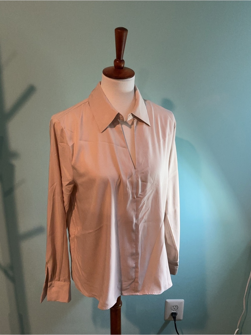 Banana Republic Blush Pink Button-Down Collared Shirt